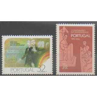 Acheter cette série de timbres du Portugal de l'année 1990 (No 1798/1799).