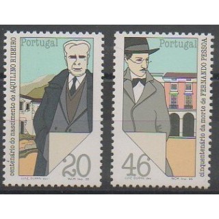 Buy this set of stamps of Portugal of the year 1985 (Nb 1644/1645).