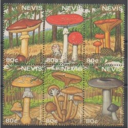 Nevis - 1997 - Nb 1066/1071 - Mushrooms