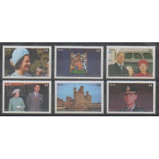 Acheter cette série de timbres de l'île de Nevis de l'année 1997 (No 1004/1009).