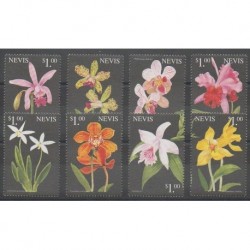 Nevis - 1999 - No 1283/1290 - Orchidées