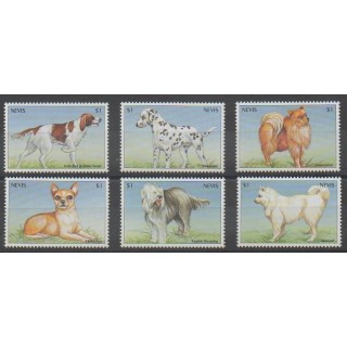 Acheter cette série de timbres de l'île de Nevis de l'année 2000 (No 1380/1385).