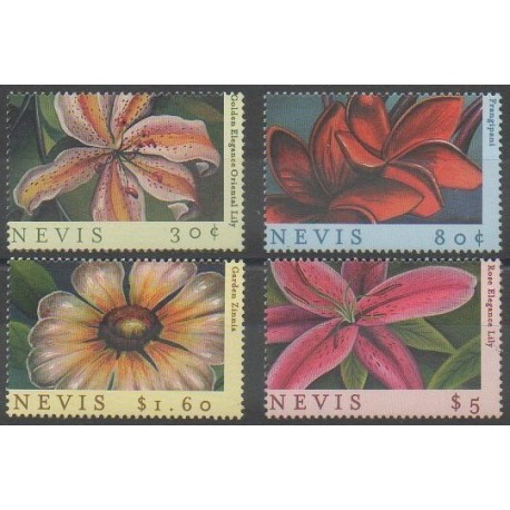 Nevis - 2000 - Nb 1445/1448 - Flowers