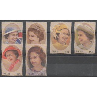 Buy this set of stamps of Nevis of the year 2001 (Nb 1522/1527).