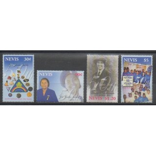 Acheter cette série de timbres de l'île de Nevis de l'année 2004 (No 1727/1730).
