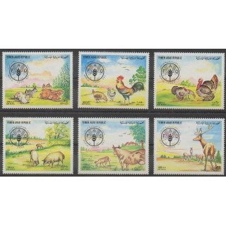 Buy these stamps of the Yemen Arab Republic of the year 1982 (Nb PA190/PA195).