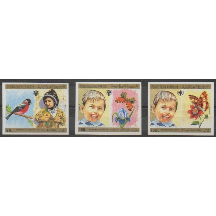 Buy these stamps of the Yemen Arab Republic of the year 1980 (Nb PA171/PA173ND).