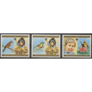 Acheter cette série de timbres de la République arabe du Yémen de l'année 1980 (No 325/327).