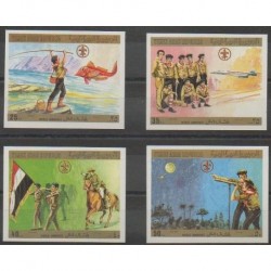 Yémen - République arabe - 1980 - No 328/331ND - Scoutisme