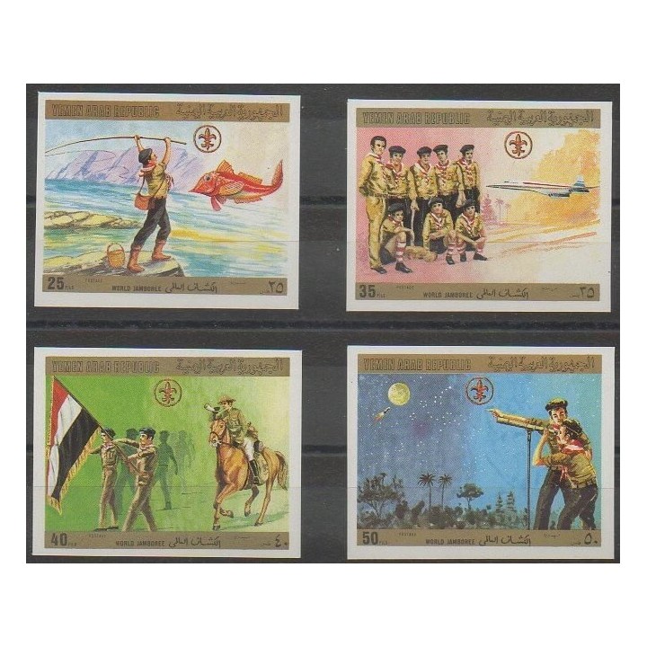 Buy this set of stamps of the Yemen Arab Republic of the year 1980 (Nb 328/331ND).