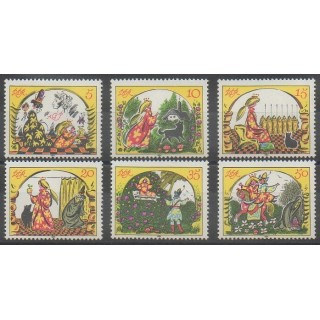 Buy this set of stamps of East Germany (GDR) of the year 1984 (Nb 2543/2548).