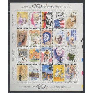 Acheter cette série de timbres de Belgique de l'année 1999 (No 2855/2874).