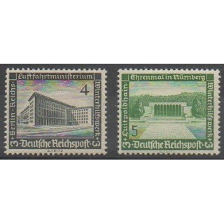 Acheter cette série de timbres d'Allemagne de l'année 1936 (No 583/584).