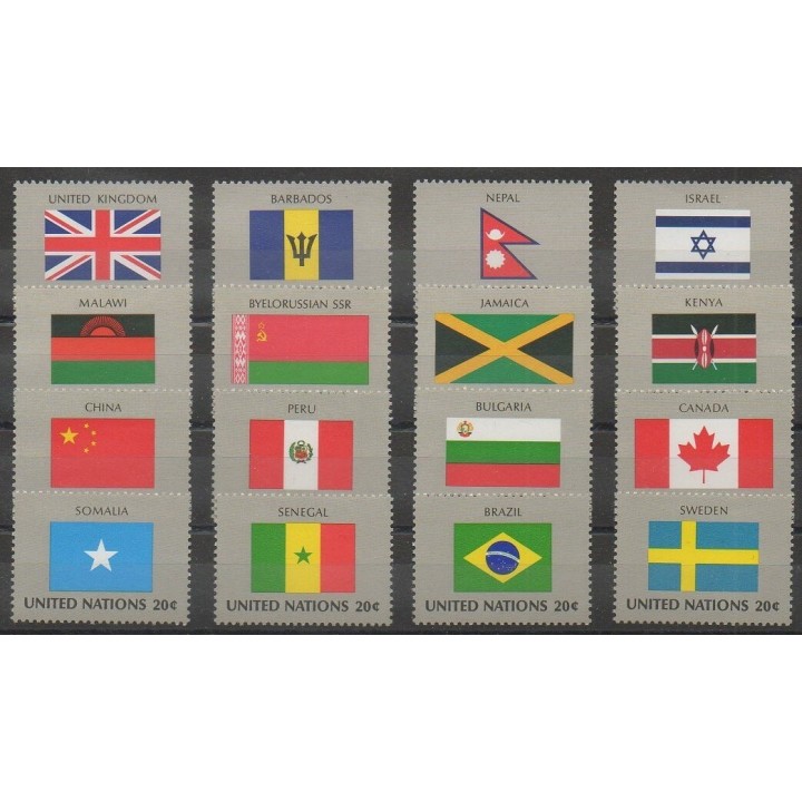 Buy this set of stamps of United Nations (UN - New York) of the year 1983 (Nb 390/405).