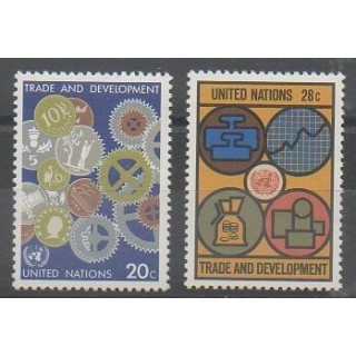 Buy this set of stamps of United Nations (UN - New York) of the year 1983 (Nb 388/389).