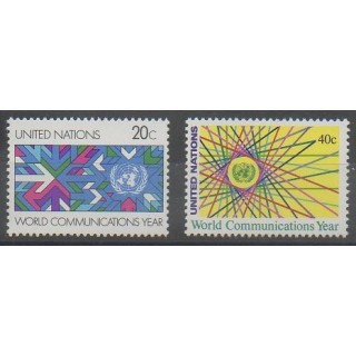 Acheter cette série de timbres des Nations Unies (bureau de New-York) de l'année 1983 (No 383/384).
