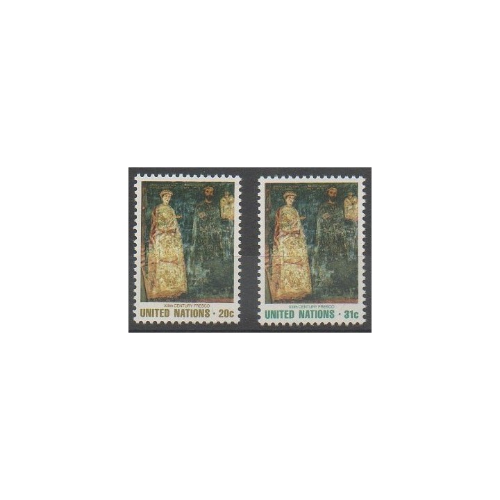 Acheter cette série de timbres des Nations Unies (bureau de New-York) de l'année 1981 (No 337/338).