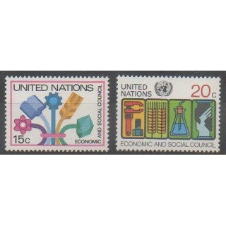 Buy this set of stamps of United Nations (UN - New York) of the year 1980 (Nb 332/333).