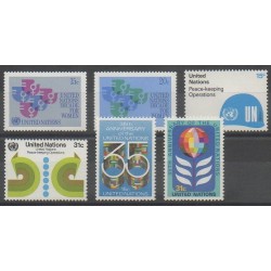 Nations Unies (ONU - New-York) - 1980 - No 310/315