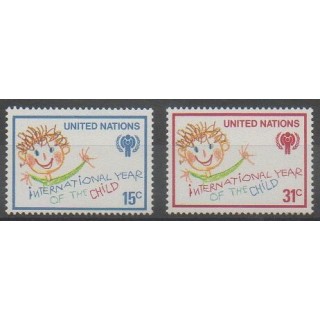 Buy this set of stamps of United Nations (UN - New York) of the year 1979 (Nb 302/303).