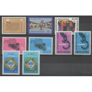 Acheter cette série de timbres des Nations Unies (bureau de New-York) de l'année 1978 (No 283/291).