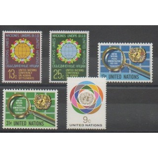 Buy this set of stamps of United Nations (UN - New York) of the year 1976 (Nb 267/271).