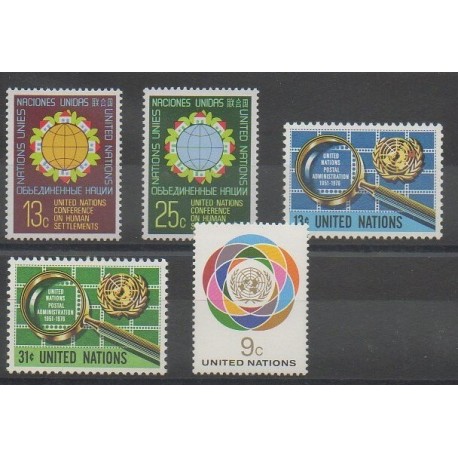 Nations Unies (ONU - New-York) - 1976 - No 267/271