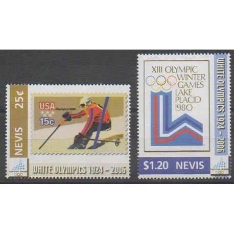 Nevis - 2006 - No 1918/1919 - Jeux olympiques d'hiver