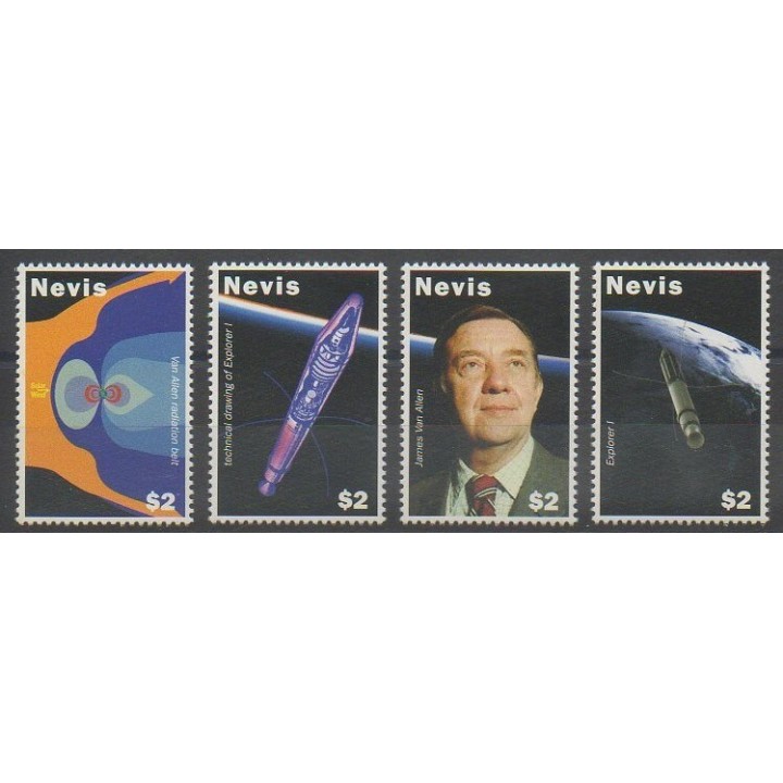 Acheter cette série de timbres de l'île de Nevis de l'année 2008 (No 2036/2039).