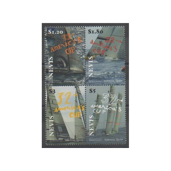 Acheter cette série de timbres de l'île de Nevis de l'année 2007 (No 1997/2000).