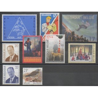 Buy this set of stamps of Belgium of the year 1998 (Nb 2784/2792).