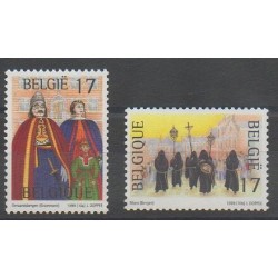 Belgique - 1995 - No 2823/2824 - Folklore
