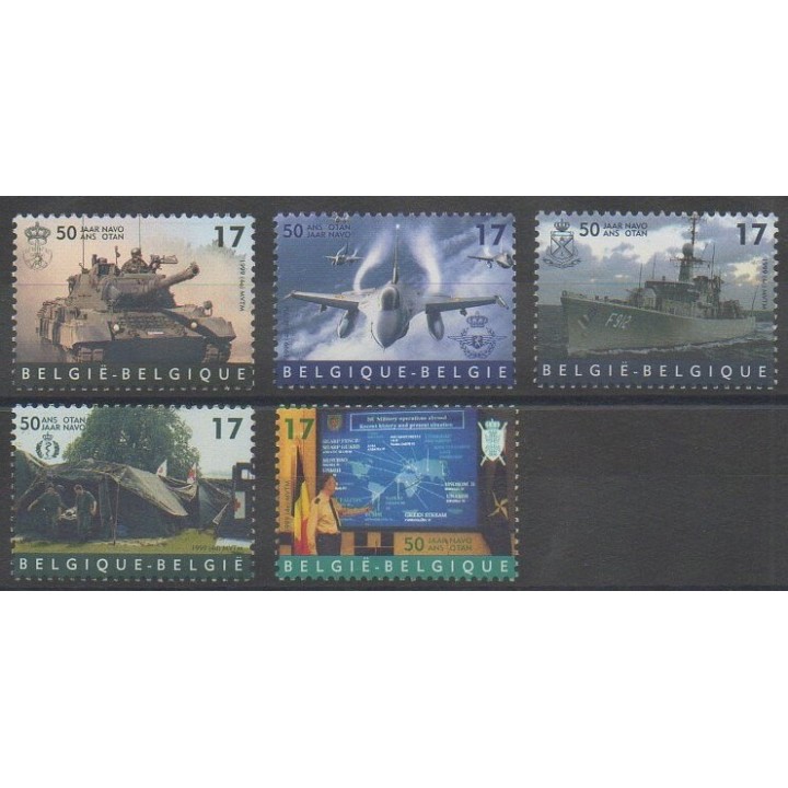 Buy this set of stamps of Belgium of the year 1999 (Nb 2809/2813).