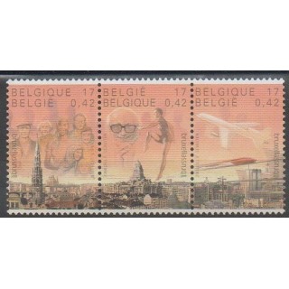 Buy this set of stamps of Belgium of the year 2000 (Nb 2881/2883).
