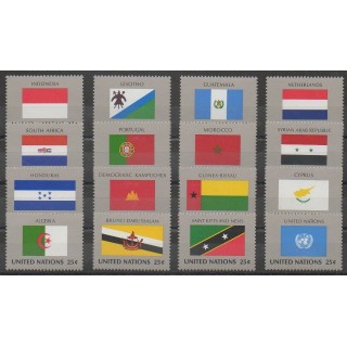 Buy this set of stamps of United Nations (UN - New York) of the year 1989 (Nb 547/562).