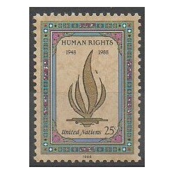 Nations Unies (ONU - New-York) - 1988 - No 537 - Droits de l'Homme
