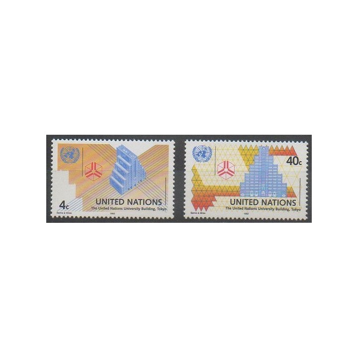 Buy this set of stamps of United Nations (UN - New York) of the year 1992 (Nb 617/618).