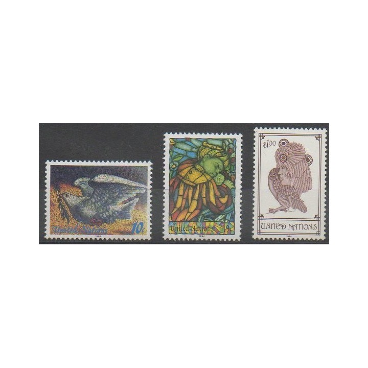 Buy this set of stamps of United Nations (UN - New York) of the year 1994 (Nb 656/658).