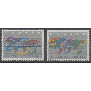 Acheter cette série de timbres des Nations Unies (bureau de New-York) de l'année 1994 (No 665/666).