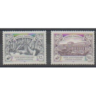 Buy this set of stamps of United Nations (UN - New York) of the year 1995 (Nb 675/676).