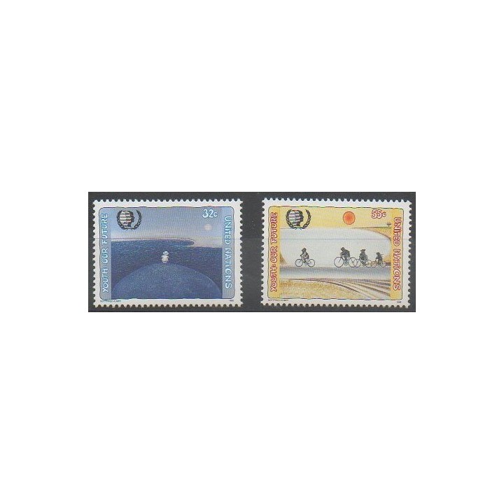 Buy this set of stamps of United Nations (UN - New York) of the year 1995 (Nb 673/674).