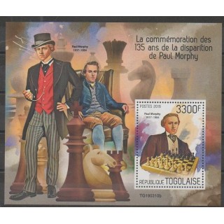 Buy this souvenir sheet  of Togo of the year 2019 (BF Paul Morphy).