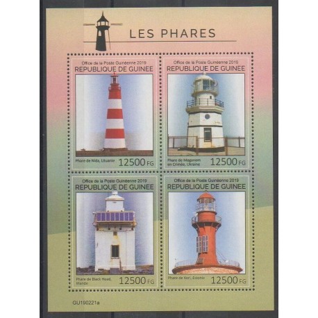 Guinea - 2019 - Nb 9841/9844 - Lighthouses