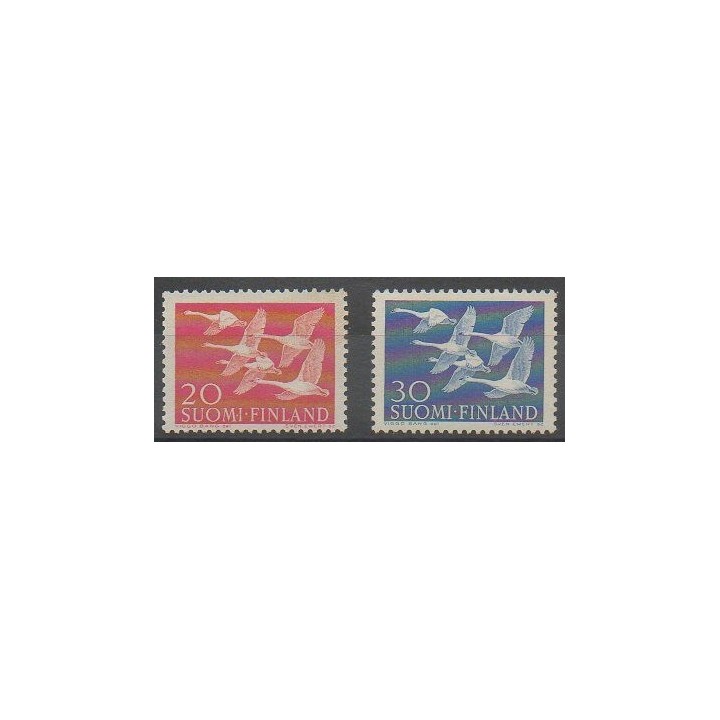 Buy this set of stamps of Finland of the year 1956 (Nb 445/446).