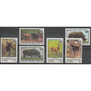 Buy this set of stamps of Republic of Congo of the year 1978 (Nb 499/504).
