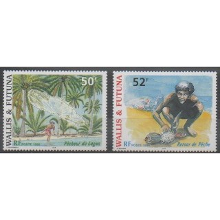 Buy this set of stamps of Wallis et Futuna of the year 1998 (Nb 518/519).