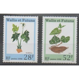 Buy this set of stamps of Wallis et Futuna of the year 1996 (Nb 487/488).