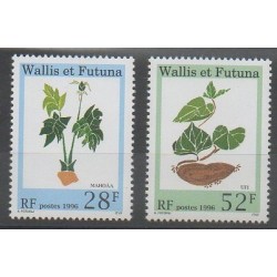 Wallis et Futuna - 1996 - No 487/488 - Fruits ou légumes