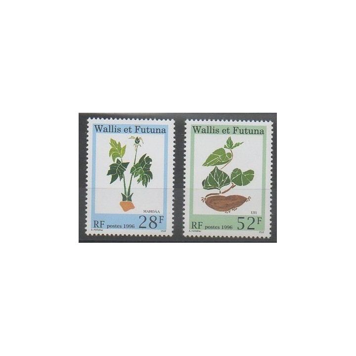 Buy this set of stamps of Wallis et Futuna of the year 1996 (Nb 487/488).