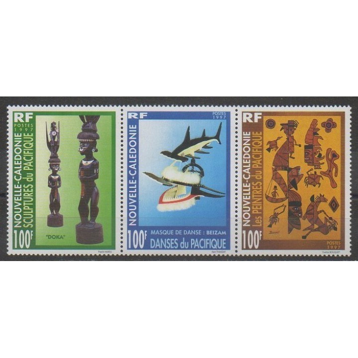 Buy this set of stamps of New Caledonia of the year 1997 (Nb 741/743).